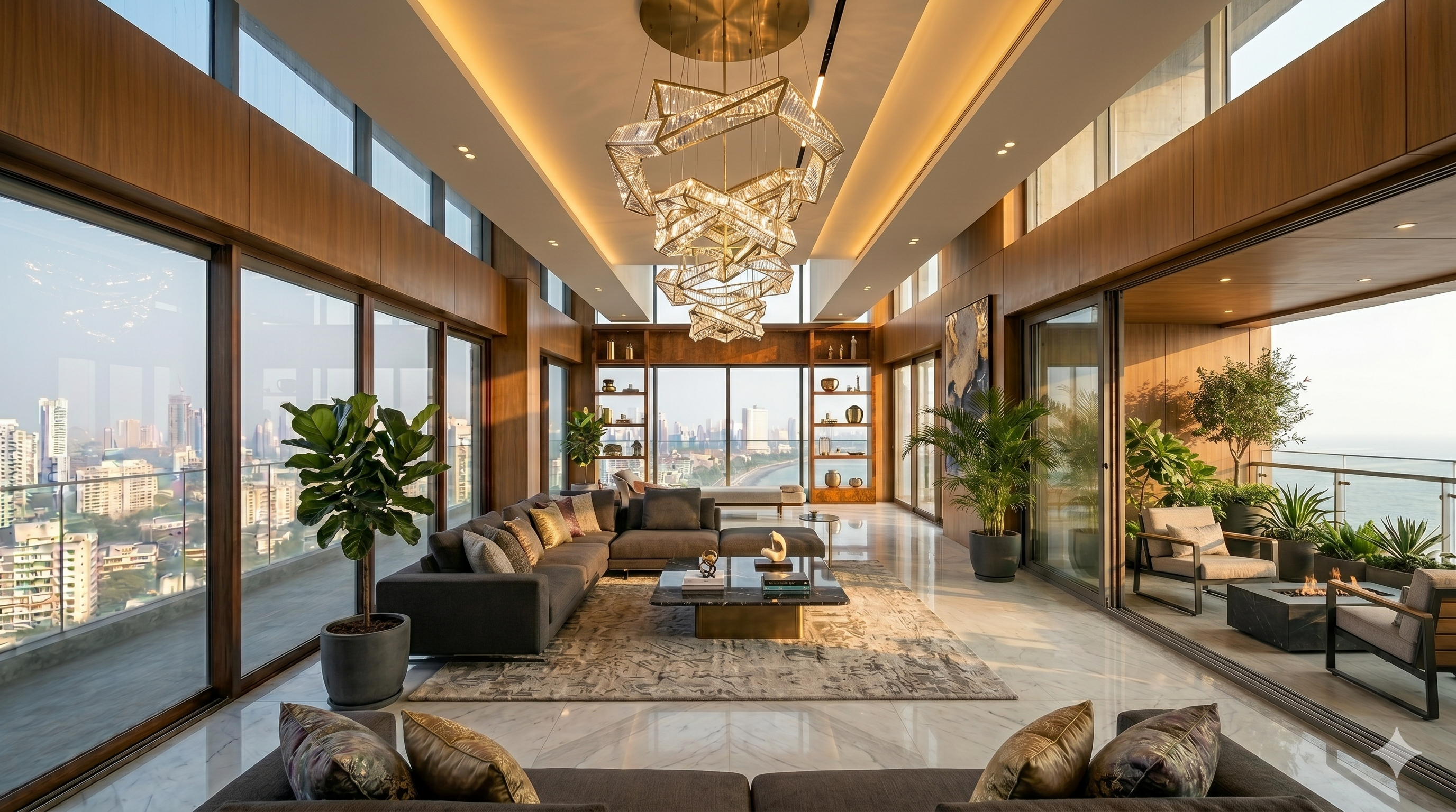 Luxurious Penthouse design by Sitapra Associates